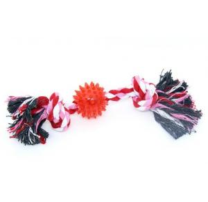 BRINQUEDO PARA CACHORRO CORDA COM BOLA ESPINHO WESTERN PET 