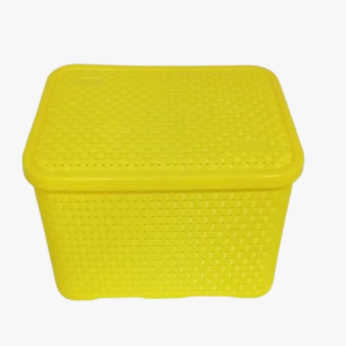 CESTO ORG RATTAN MD 32X22.5X14.8CM 68AM AMARELO NITRON