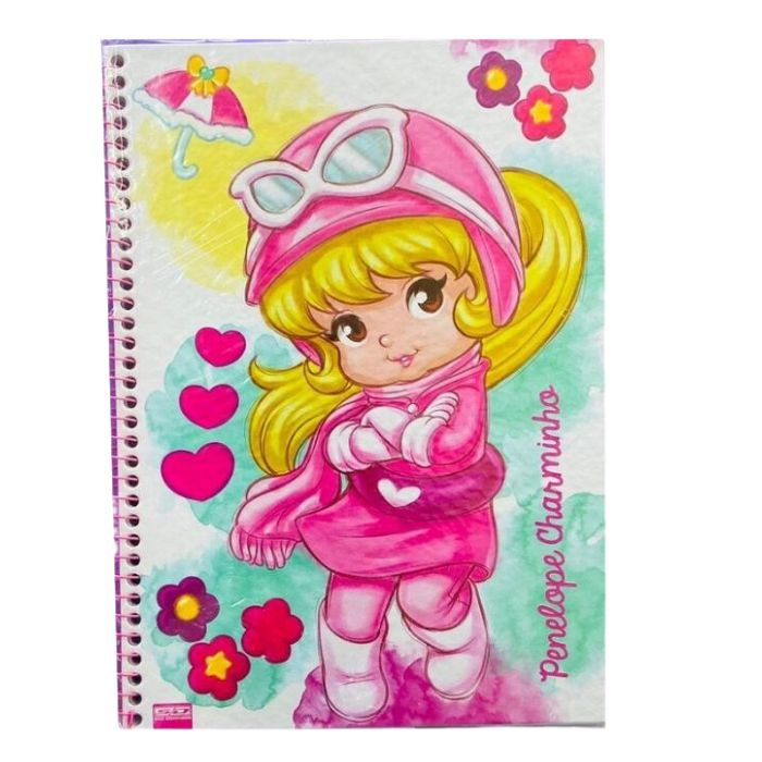 CADERNO CAPA DURA 1X1 96FL PENELOPE CHARMOSA 3943 SD UN